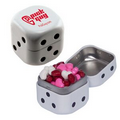 Dice Mint Tin w/ Candy Hearts